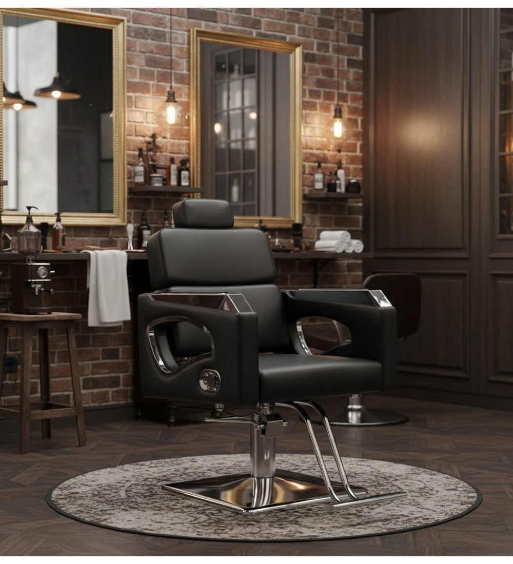 SILLA DE BARBERIA RECLINABLE EXCLUSIVE