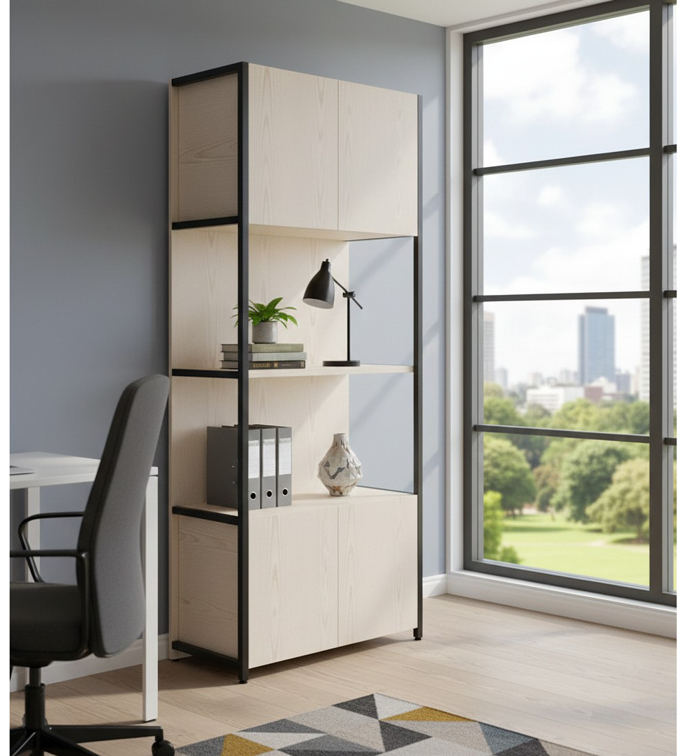 ESTANTE DE 2 CAJONES BEIGE