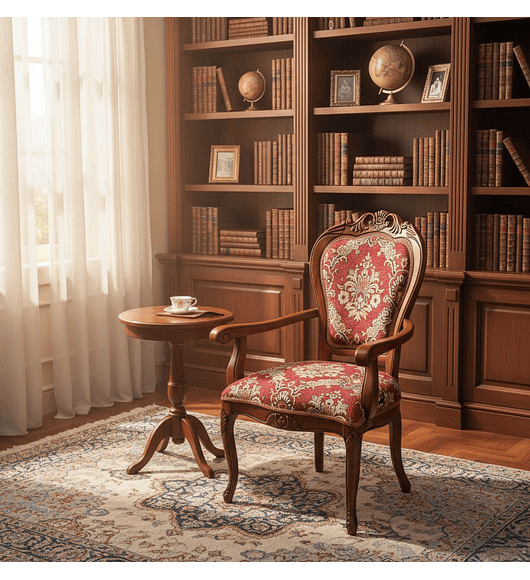 SITIAL DE COMEDOR CON TALLADO MODERNO