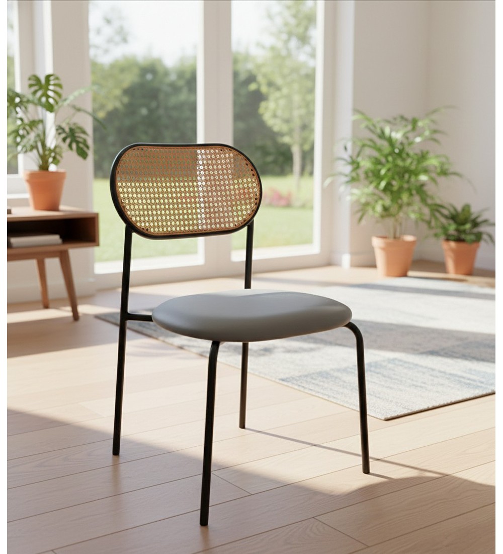SILLA MODERNA MODELO RATAN 