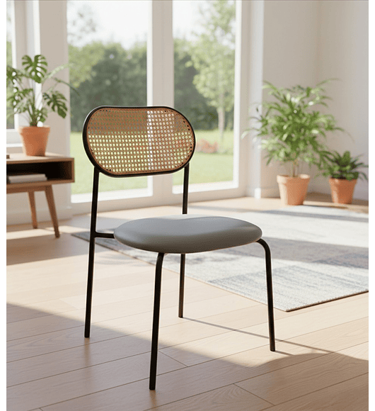 SILLA MODERNA MODELO RATAN 