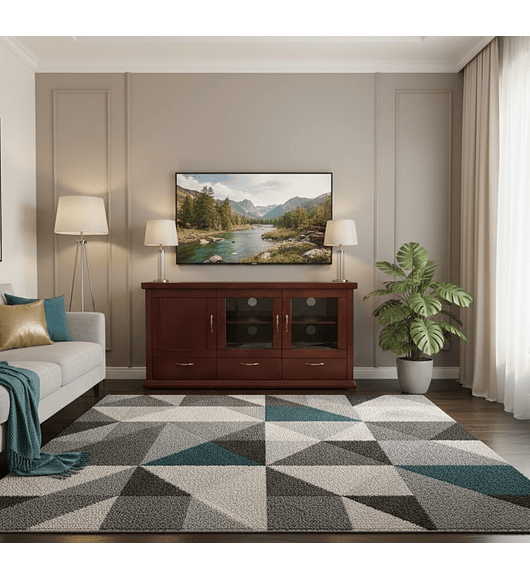 RACK MODERNO DE MADERA TRAVEL