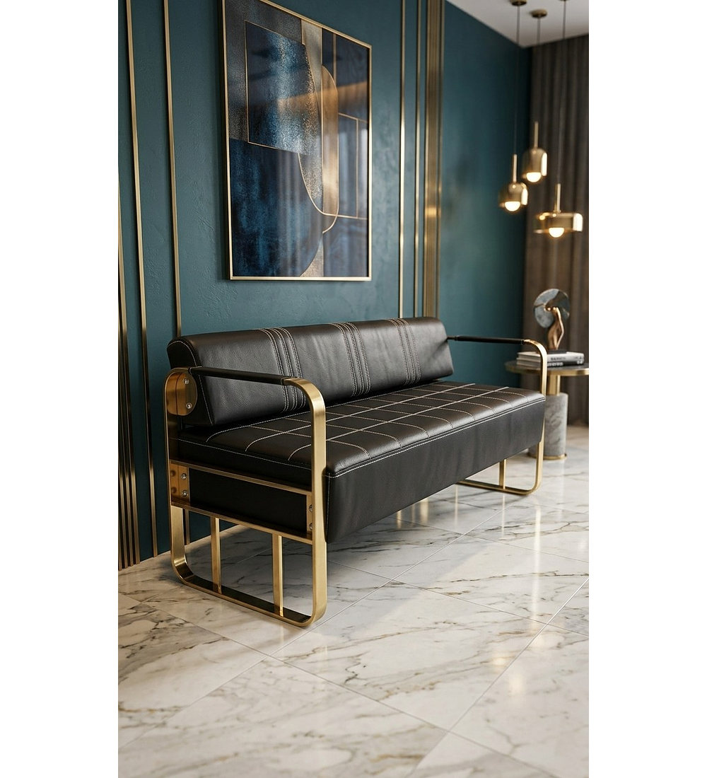 SILLA BANCA DE ESPERA GOLD