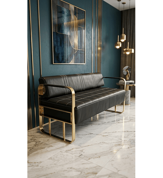 SILLA BANCA DE ESPERA GOLD