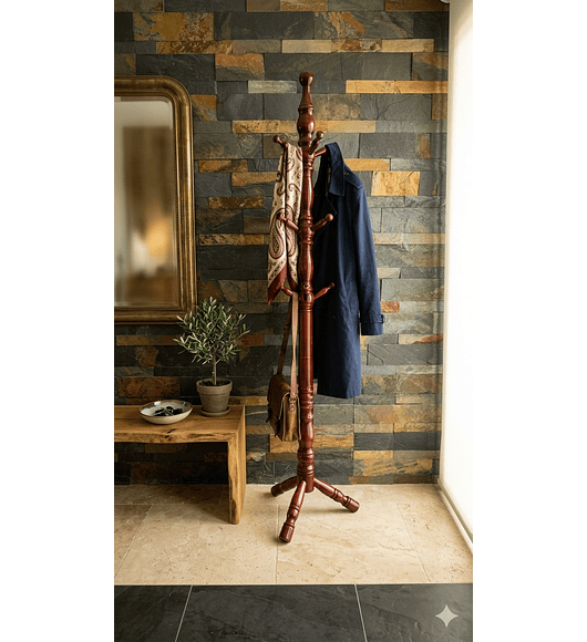 PERCHERO DE MADERA SACHIL