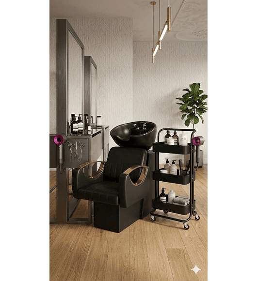 MUEBLE LAVA PELO DIAMOND LUXE  - NEGRO