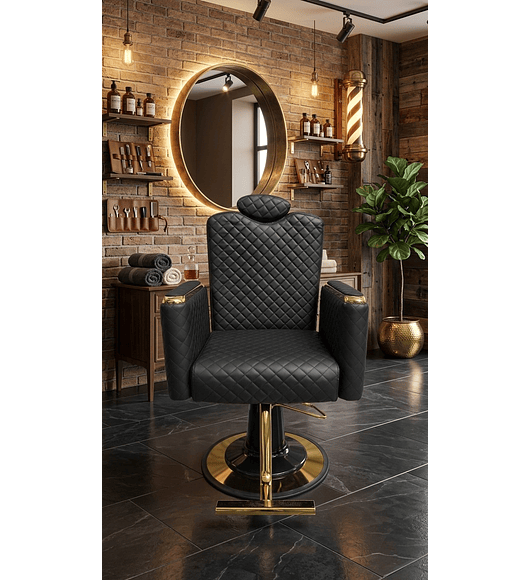 SILLA DE PELUQUERÍA Y BARBERÍA GLAMOUR