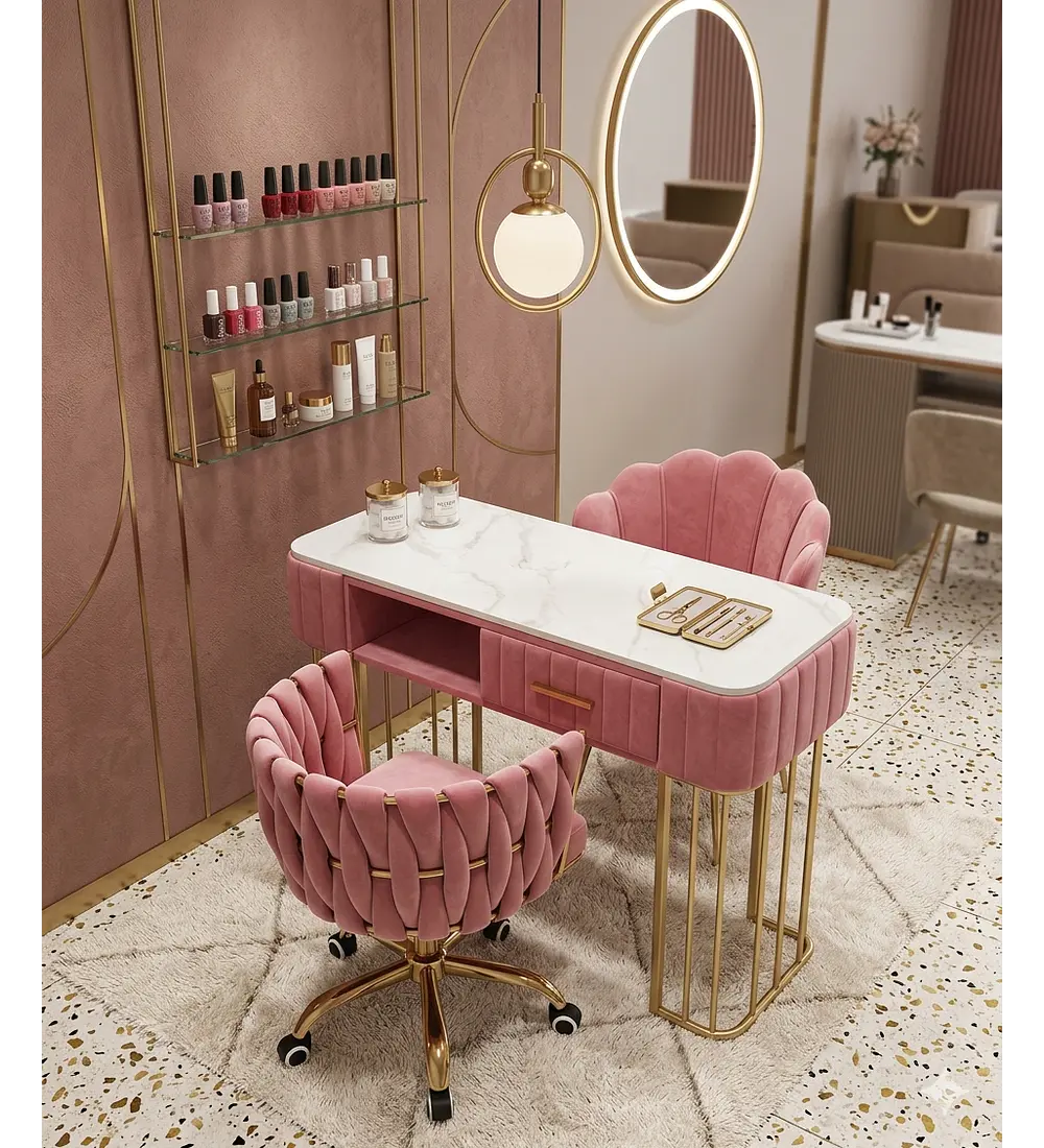 MESA DE MANICURE GOLD 