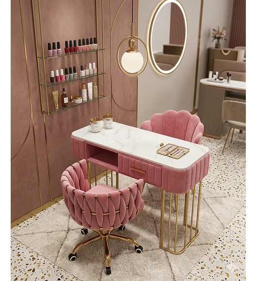 MESA DE MANICURE GOLD 