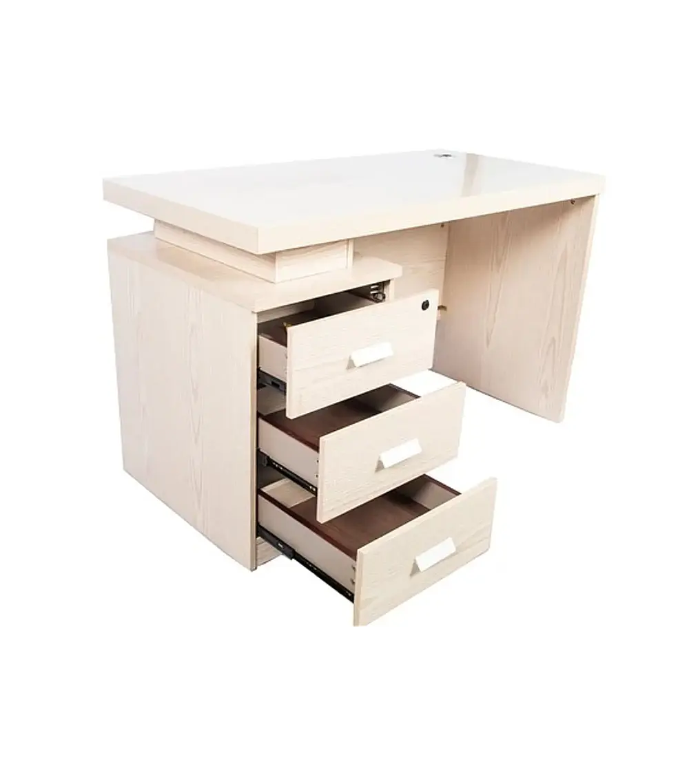ESCRITORIO CON GAVETAS BEIGE D REINO