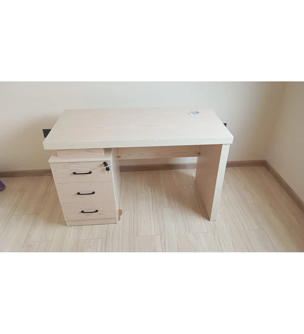 ESCRITORIO CON GAVETAS BEIGE D REINO
