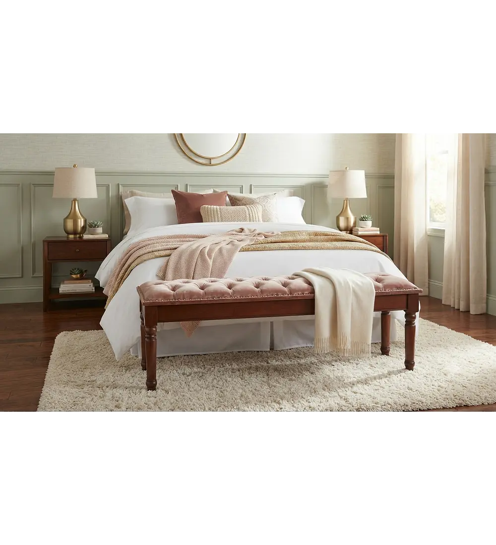 BANQUETA PIE DE CAMA PRINCESA