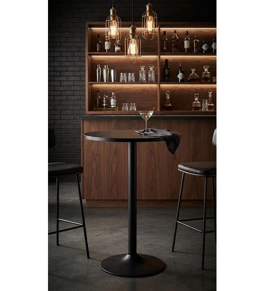 MESA DE BAR COLOR NEGRO