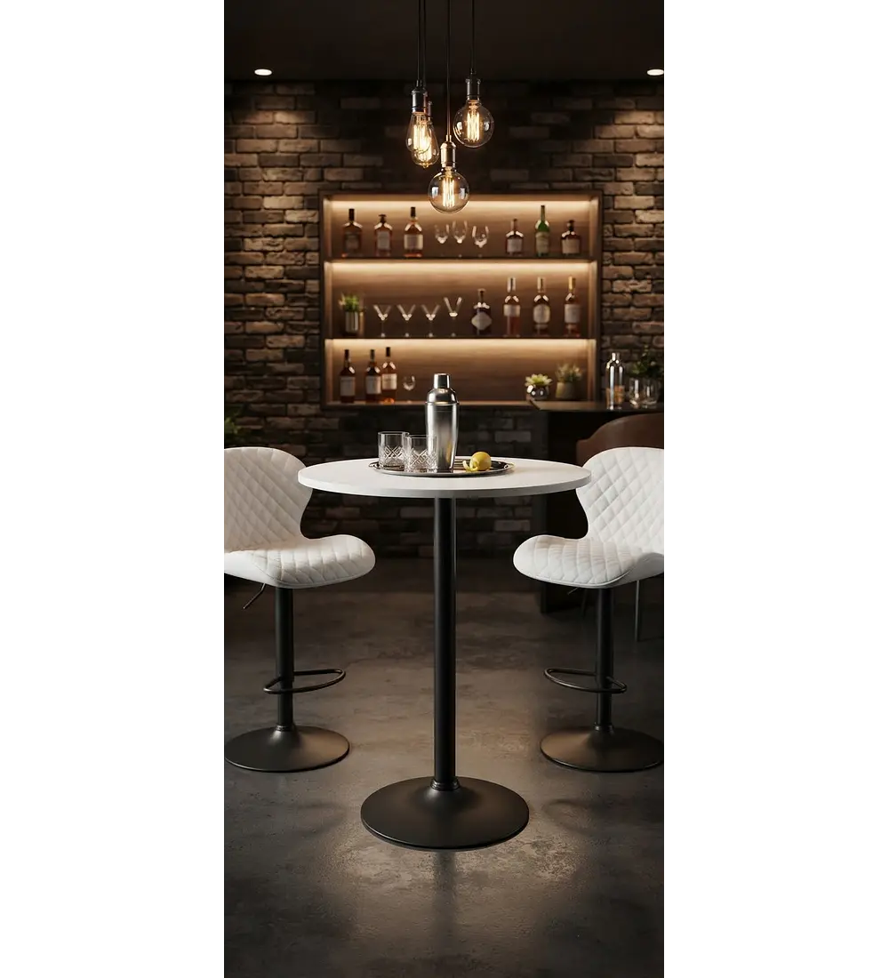 MESA DE BAR COLOR NEGRO 