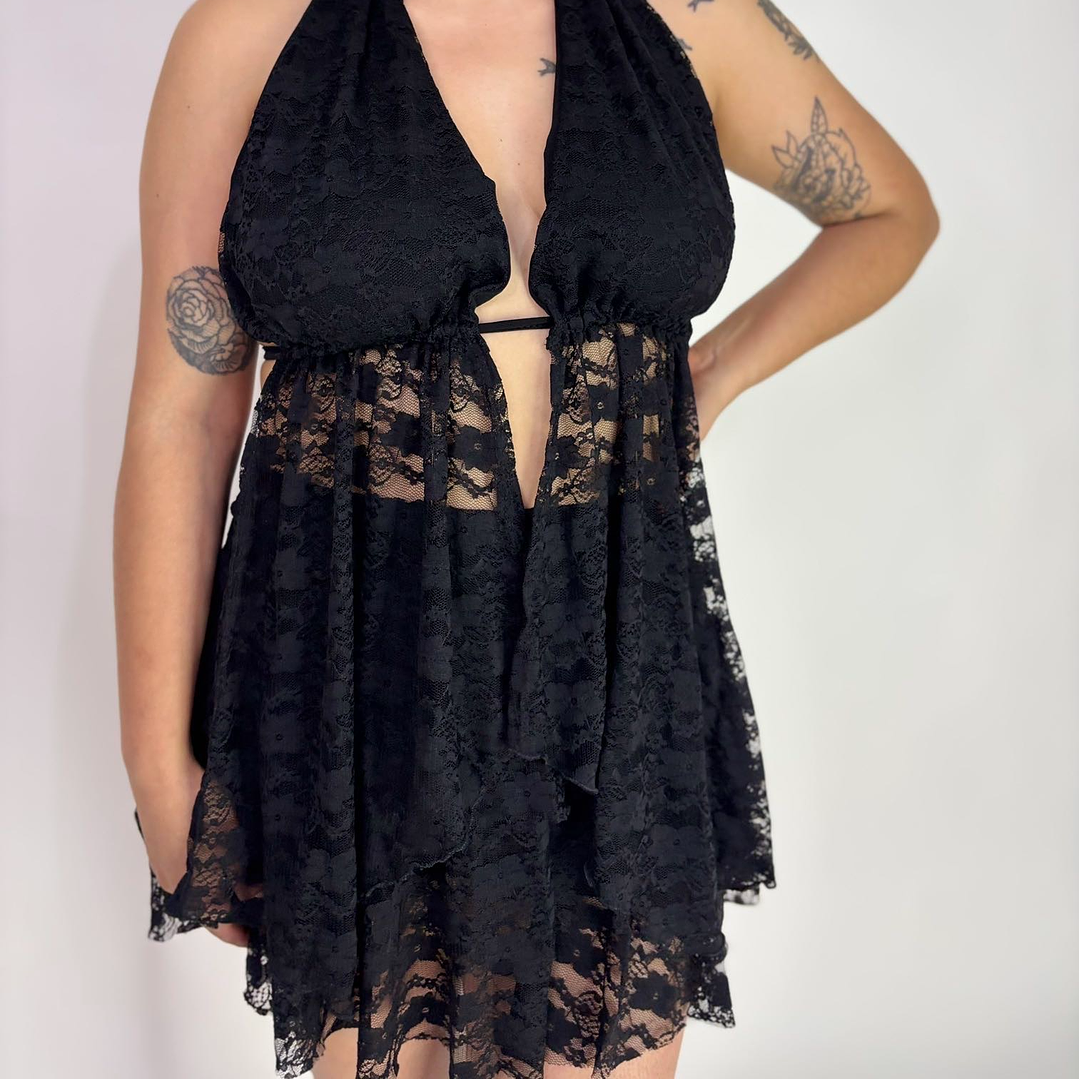 FALDA SHORT ENCAJE  2