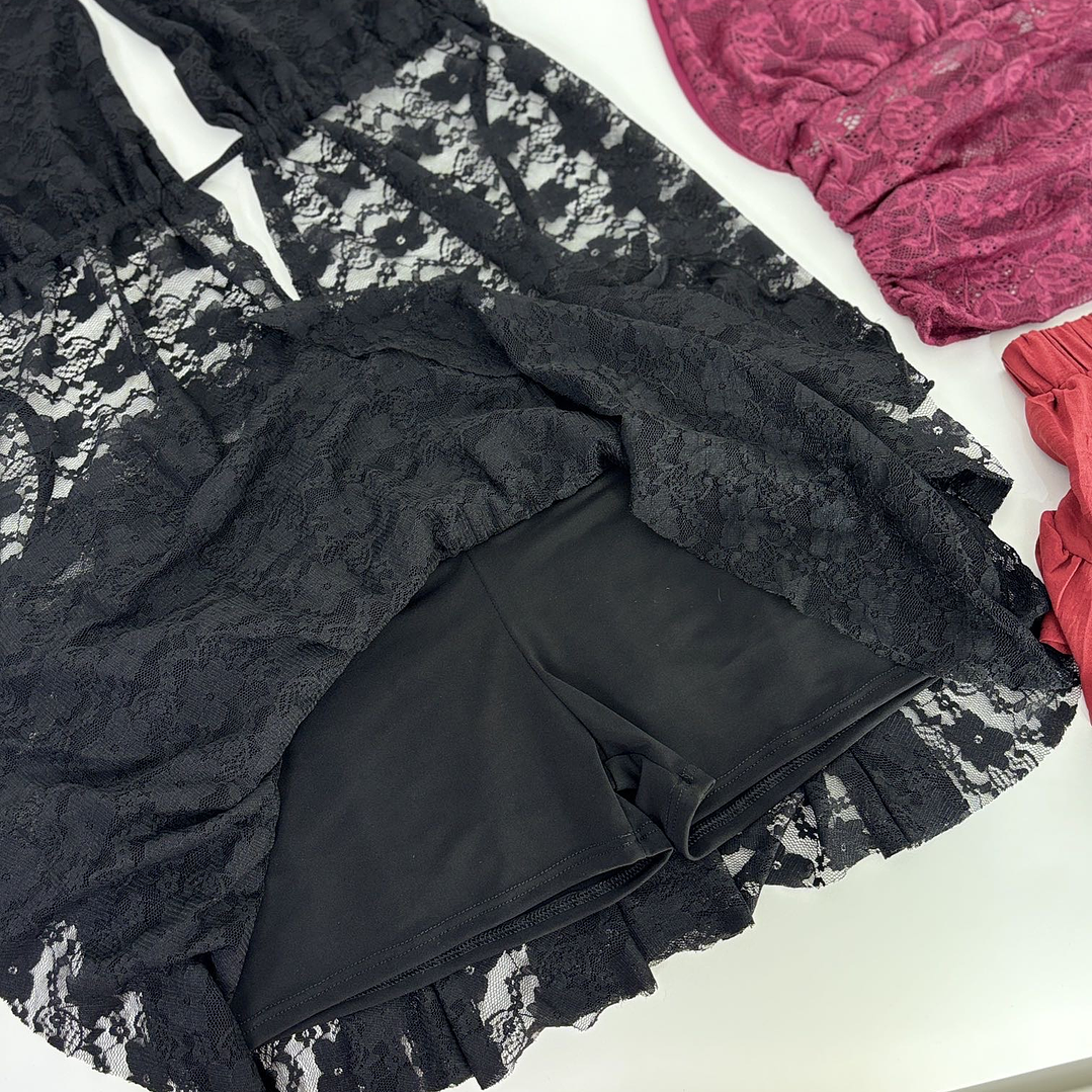 FALDA SHORT ENCAJE  7