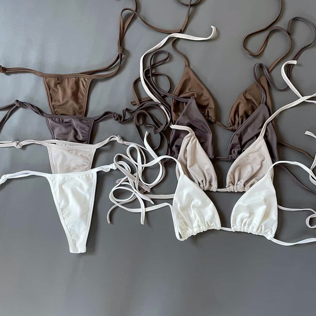 BIKINI NICO - COLORES LISOS / 2 x $35.000 3