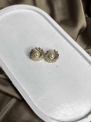 AROS TORNADO CON PERLA 