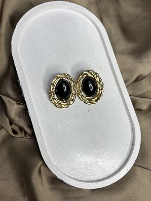 AROS OVAL NEGRO