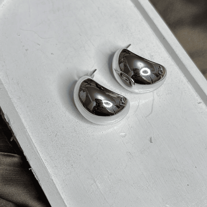 AROS GOTA PLATEADA 1