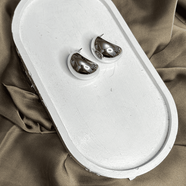 AROS GOTA PLATEADA 2