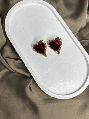AROS CORAZON ROJO