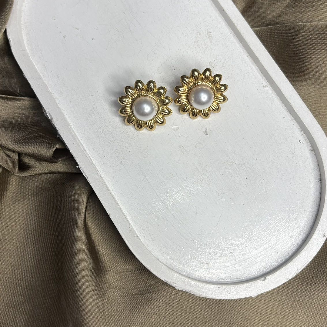 AROS FLOR PERLA CLASICA  1