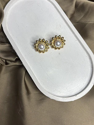 AROS FLOR PERLA CLASICA 