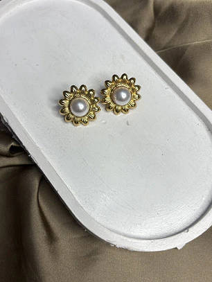 AROS FLOR PERLA CLASICA 