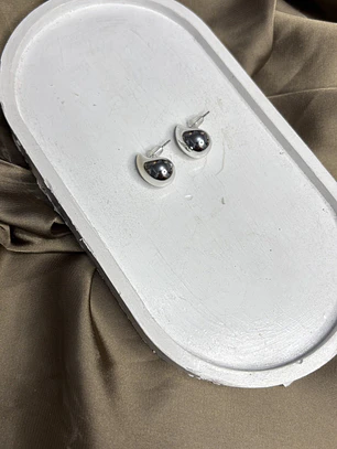 AROS GOTA PEQUEÑA PLATEADA