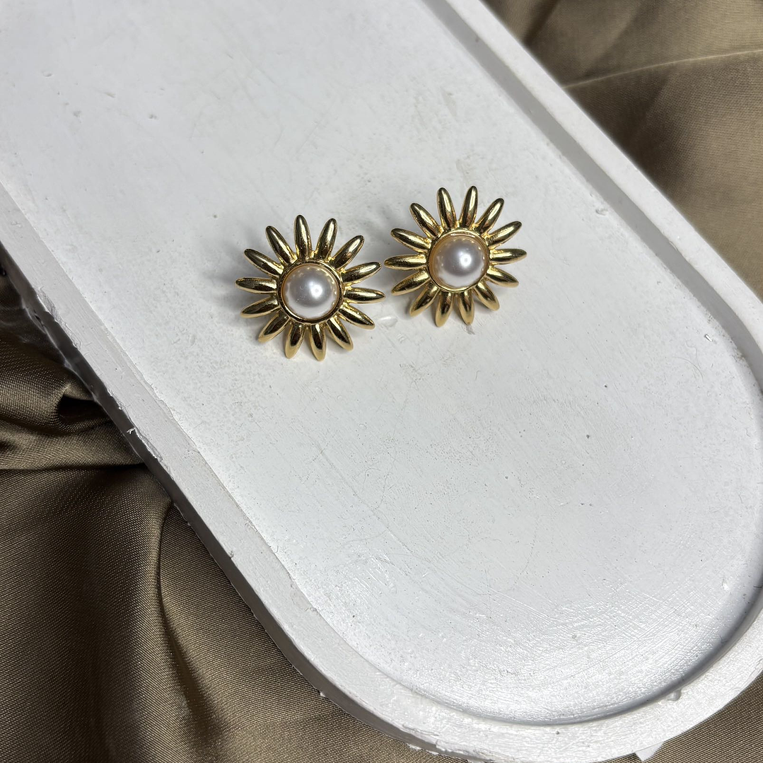 AROS FLOR RAYOS PERLA 1