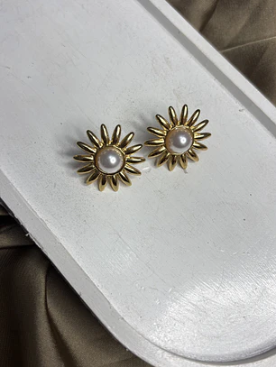 AROS FLOR RAYOS PERLA