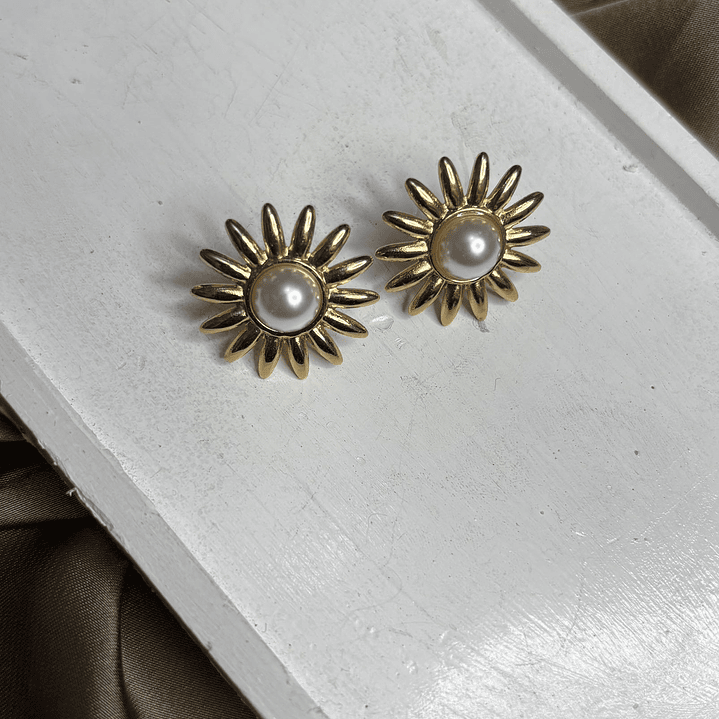 AROS FLOR RAYOS PERLA 2