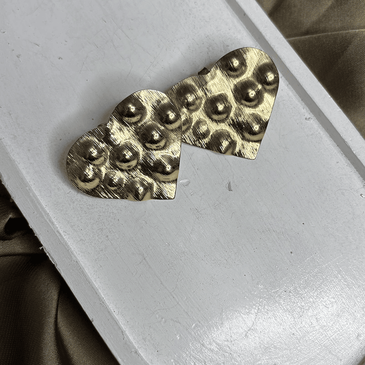 AROS CORAZON MARTILLADO 1