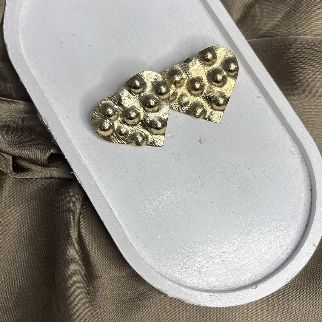 AROS CORAZON MARTILLADO 2