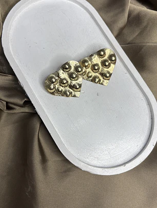 AROS CORAZON MARTILLADO