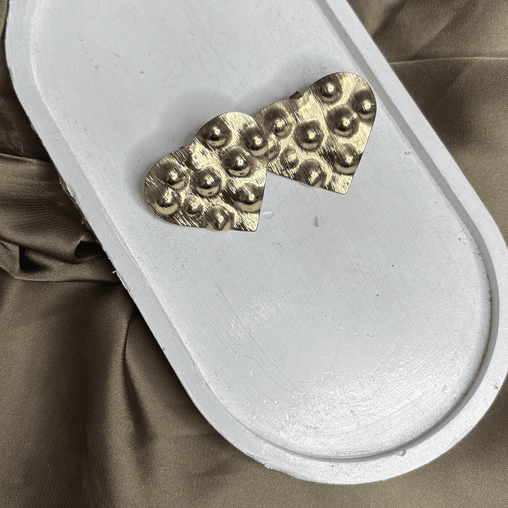 AROS CORAZON MARTILLADO 2