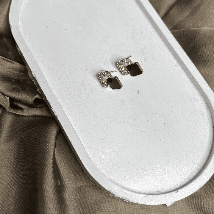 AROS CUADRADOS MINI NEGROS 1