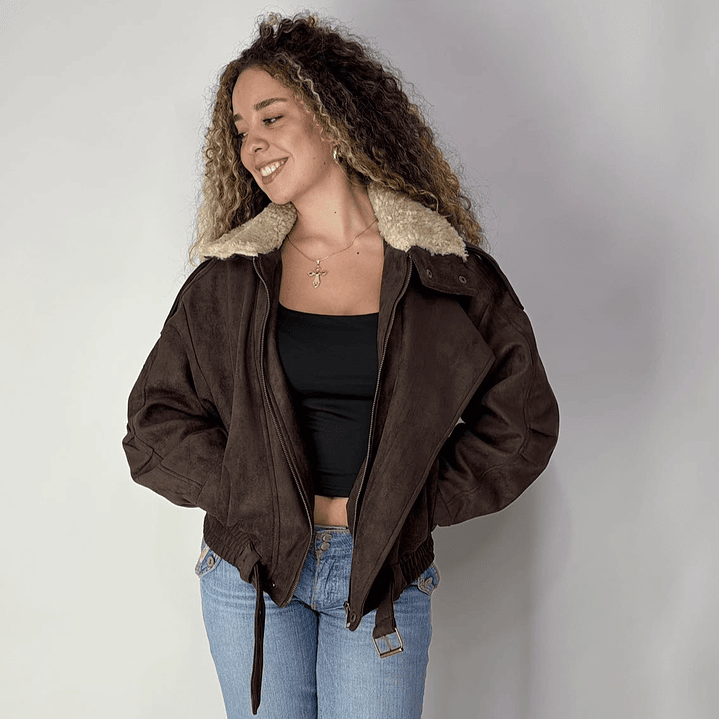 CHAQUETA AVIADORA SIMONA - FORRADA 2