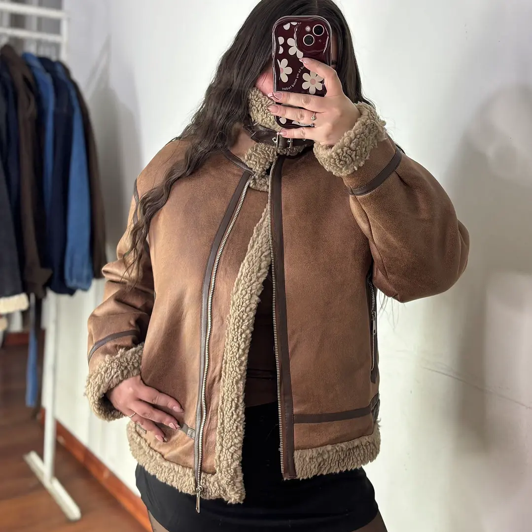 CHAQUET AVIADORA LARGA 2