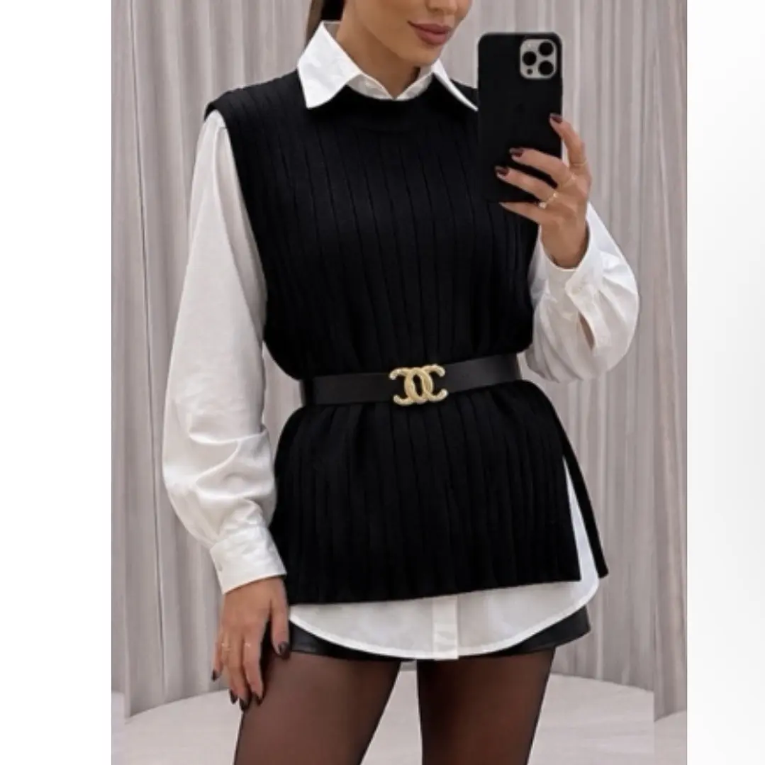 SET STAR - CAMISA + SWEATER + CINTURÓN  3