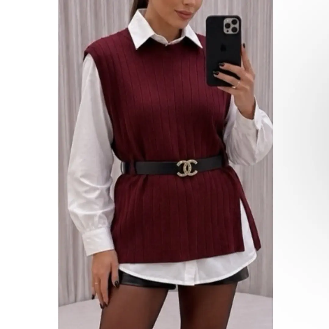 SET STAR - CAMISA + SWEATER + CINTURÓN  4