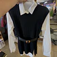SET STAR - CAMISA + SWEATER + CINTURÓN  - Miniatura 6
