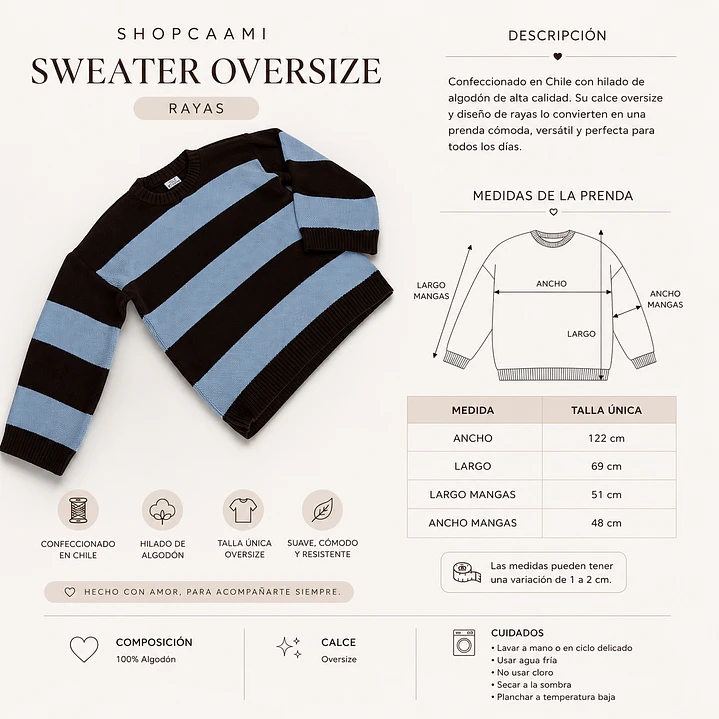 SWEATERS BASIC RAYAS 6