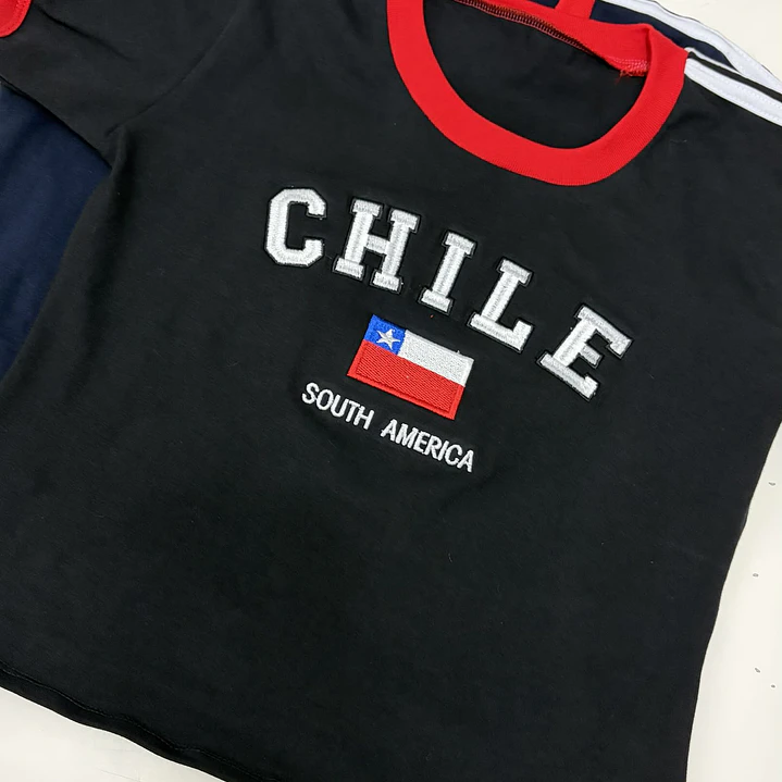 POLERA BABY TEE CHILE 9
