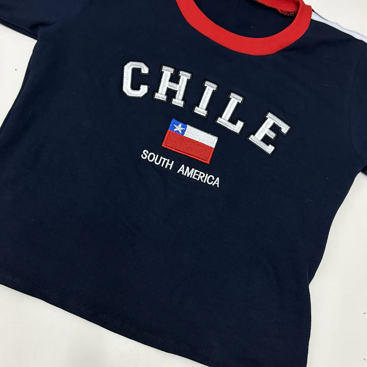 POLERA BABY TEE CHILE 10
