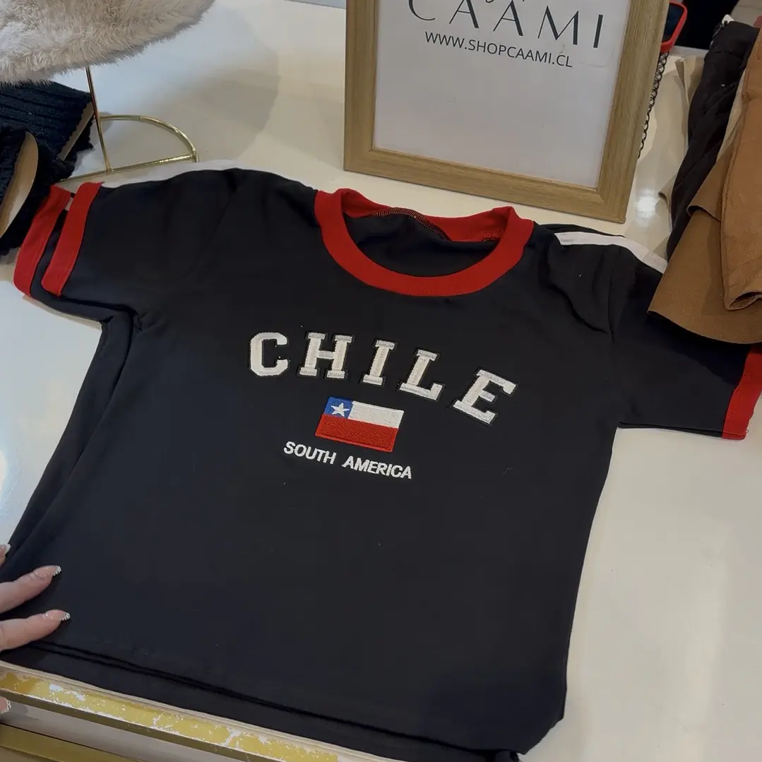 POLERA BABY TEE CHILE 12