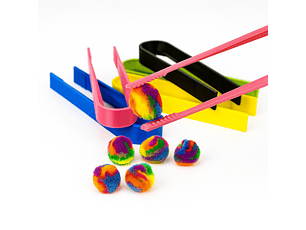 Set De 6 Pinzas Para Desarrollo Motricidad Fina