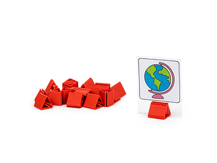 40pcs Cardboard Soporte Para Tarjetas Cartón Juego De Mesa