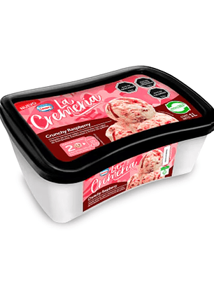 Helado La Cremeria Crunchy Raspberry 1L